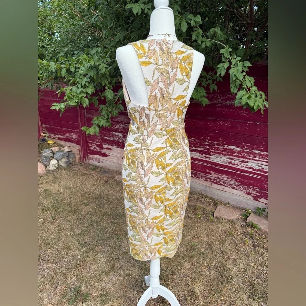 Gianni Bini Jacquard “Wildflower” Beckham Cutout Dress- NWT- Size M - Picture 6 of 6